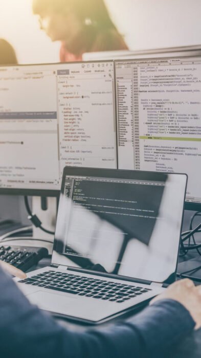 Website design. Developing programming and coding technologies.